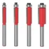 Conjunto De Bits De Roteador Flush Trim  1 4 K  Carboneto De