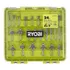 Conjunto De Bits De Roteador Ryobi De 24 Peças Com Caixa Com