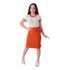 Conjunto De Blusa E Saia Secretária