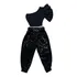 Conjunto De Brilho Paetê Infantil Blogueirinha Moda Festas 