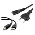 Conjunto De Cabos Para: Epson Tx 105 | Energia + Usb