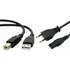 Conjunto De Cabos Para: Epson Tx 105 | Energia + Usb