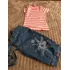 Conjunto De Calça Jeans E Blusa Lilica Repilica Tamanho 12