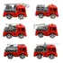 Conjunto De Caminhões De Bombeiros Miniatura De Fricção