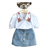 Conjunto De Camisa Branca