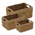 Conjunto De Cestos Cachepot Decoração Quarto Sala Banheiro Cor Conj Cestas C  Alça