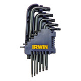 Conjunto De Chaves Hexagonais Torx De 11 Peças Irwin Iw10758 Cor Preta
