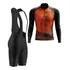Conjunto De Ciclismo Masculino Bretelle E Camisa Manga Longa