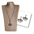 Conjunto De Colar E Brinco Vermelho Bijuterias Femininas