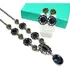 Conjunto De Colar E Brincos Modelo Envelhecido Com Cristais