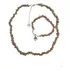 Conjunto De Colar E Pulseira De Unakita Cascalho Miúdo