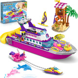 Conjunto De Construção Boat Hogokids Navio De Cruzeiro Flutu