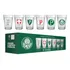 Conjunto De Copo Americano Palmeiras Licenciado Kit 6 Peças