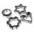 Conjunto De Cortadores De Biscoito   Inox   20 Peças