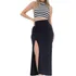 Conjunto De Cropped E Saia Longa Blogueirã Ref:15207