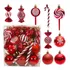 Conjunto De Decorações De Natal Com Pingente De Bola De