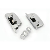 Conjunto De Dobradiça Automática Para Box De Banheiro Kit 05 Cor Cromado