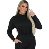 Conjunto De Frio Feminino Lanzinha Roupas De Inverno Linda