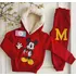 Conjunto De Frio Infantil Moletom Menino Calça Blusa Peludo