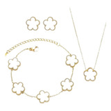 Conjunto De Joias Floral