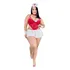 Conjunto De Lingerie Fantasia Sensual Sexy Enfermeira 