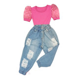 Conjunto De Menina Blusa