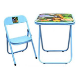 Conjunto De Mesa Educativa Infantil Didática Com 1 Cadeira