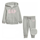 Conjunto De Moletom Menina Baby Gap, Algodão, Importado