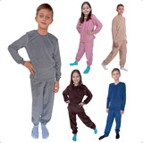 Conjunto De Pijama Infantil Tamanhos 1 Ou 2 Fleece/soft