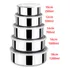 Conjunto De Potes De Inox Kit 5 Top Chef