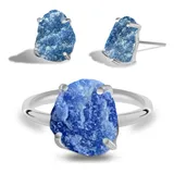 Conjunto De Quartzo Azul