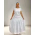 Conjunto De  Ração Feminino 2pçs Oxford Umbanda Candomblé