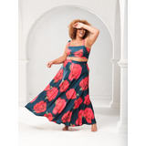 Conjunto De Saia Longa