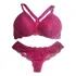 Conjunto De Sutiã E Calcinha Fio Dental De Renda Tamanho Gg
