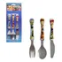 Conjunto De Talheres Personagens Infantil Colher Garfo Faca