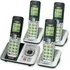 Conjunto De Telefone Fixo Vtech Cs6529-4, Prata, Sem Fio