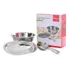 Conjunto De Tigela Bandeja Concha Colher Cozinha Aço Inox
