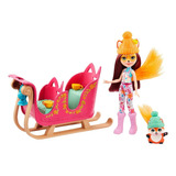 Conjunto De Trenós Toy Snowtastic Enchantimals Com Felicity