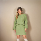 Conjunto De Trico Saia