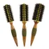 Conjunto Dga - Escova De Cabelo Em Alumínio Dourado