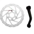 Conjunto Disco Rotor De Freio Mecânico Hidráulico 180mm Inoxidável 6 Furos Com Adaptador Post Mount Dianteiro Traseiro Pedal Pulse Bike Bicicleta Compatível Shimano Absolute Tsw Mt200 Mt8100 M6100 Gts