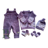 Conjunto Em Trico Bebe