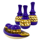 Conjunto Enfeite Ceramica Trio