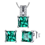 Conjunto Esmeralda Colar E