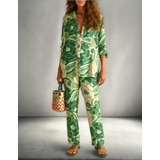Conjunto Estampa Tropical Calca