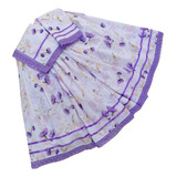 Conjunto Estampado Floral Lilas