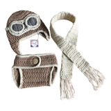 Conjunto Fantasia Aviador Newborn