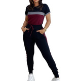 Conjunto Feminina Blusa Calca