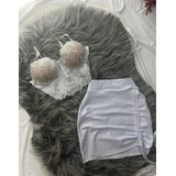 Conjunto Feminina Saia Drapeada