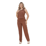 Conjunto Feminino Alfaiataria Calca